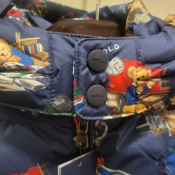 Polo ralph lauren bear boys kids puffer jacket - Picture 5 of 10